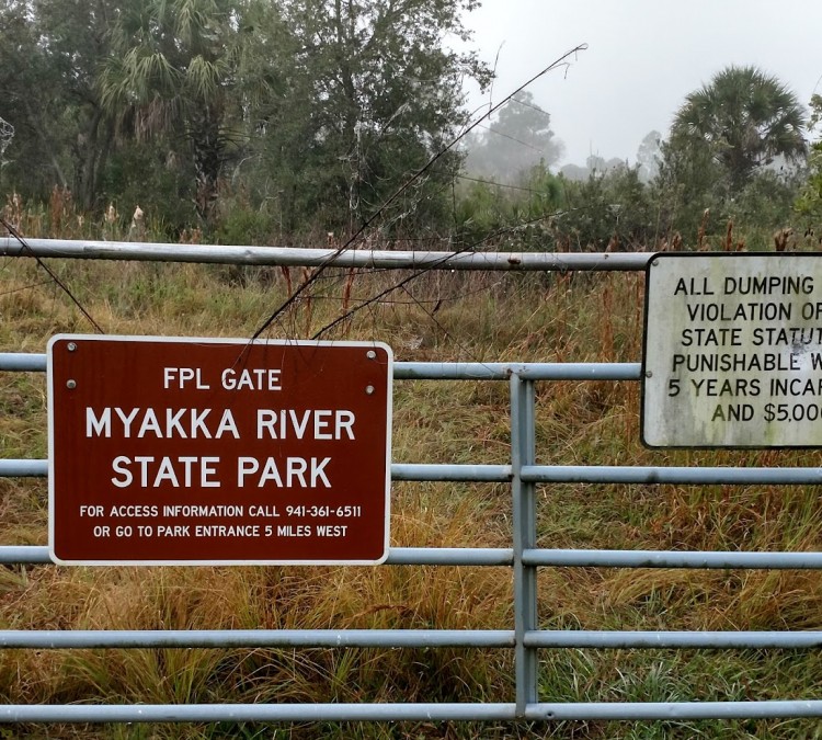 Myakka River State Park FPL Gate (Myakka&nbspCity,&nbspFL)
